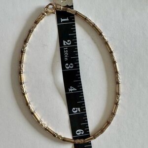 Tiffany & Co 925 Sterling Silver Aztec Carved Etched beads zig necklace collar